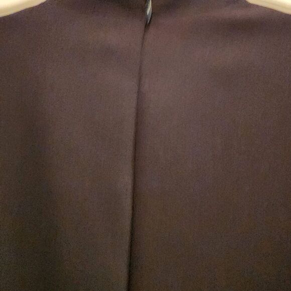 Zara Flare Shift Mini Cocktail Dress Women's Size M Black Long Sleeve Polyester - Picture 8 of 11